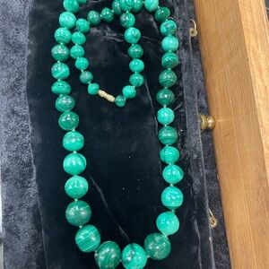 Malachite Beaded Necklace